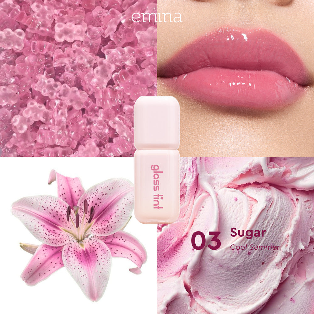 [SPECIAL 11.11] Emina Jelly Stain & Glass Tint - Lip Tint Korea Glossy Ombre Tahan 12 Jam Ringan Longlasting Transferproof SPF 25 Vitamin E Makeup Lip Stain Lembab Lipgloss Lip Matte Lipstick Lip Care Anak Sekolah