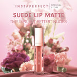 Instaperfect Suede Lip Matte (MLBB Nude Lip Cream, Cover Blurry, Transfer Resistant)-
