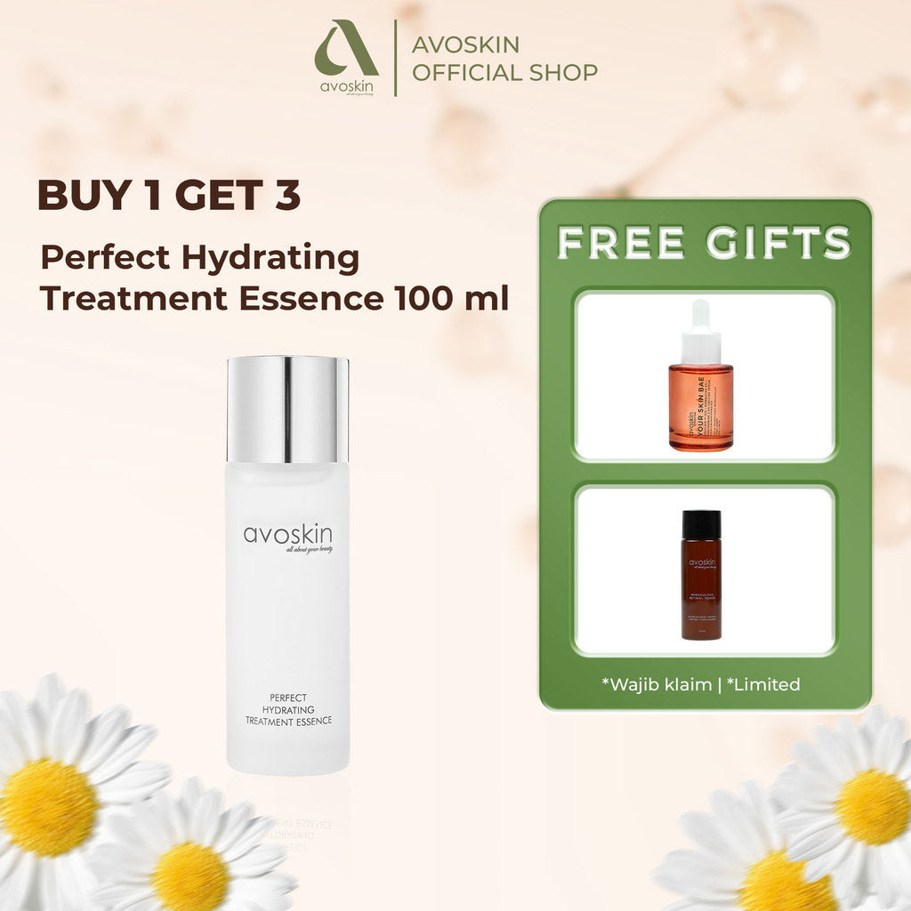 [BUY 1 GET 3] Avoskin Perfect Hydrating Treatment Essence 100ml ED 10/26 Free Retinol Toner 20ml & YSB Azeclair Serum