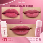 [SPECIAL 11.11] Emina Jelly Stain & Glass Tint - Lip Tint Korea Glossy Ombre Tahan 12 Jam Ringan Longlasting Transferproof SPF 25 Vitamin E Makeup Lip Stain Lembab Lipgloss Lip Matte Lipstick Lip Care Anak Sekolah