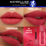 MAYBELLINE OFFICIAL Superstay Teddy Tint 5 mL - Teddy Soft Matte Tahan 12 Jam Lipstick Lipcream Lipstik Perfect Lip Tint