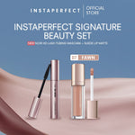 Instaperfect Signature Beauty Set: Bundle Suede Lip Matte + Noir HD Lash Tubing Mascara- Beauty Make Up Set untuk tampilan flawless- Mascara Peel Off - Lip Cream- Lip Matte