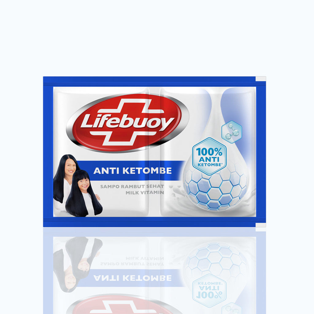 LIFEBUOY Shampoo Sachet RENCENG 12 Pcs | Shampo Lifebuoy 10ml Anti Ketombe, Kuat & Berkilau