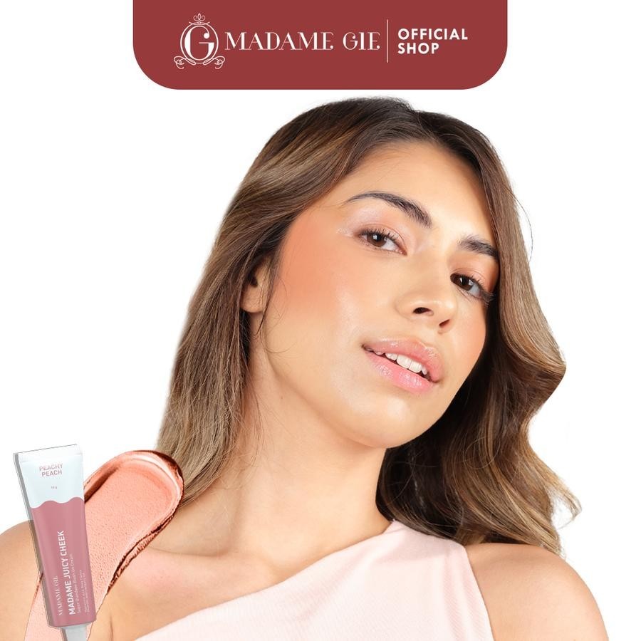 AB - Madame Gie Juicy Cheek [10gr]/ Make Up Blush On Cream 3 in 1 Wajah