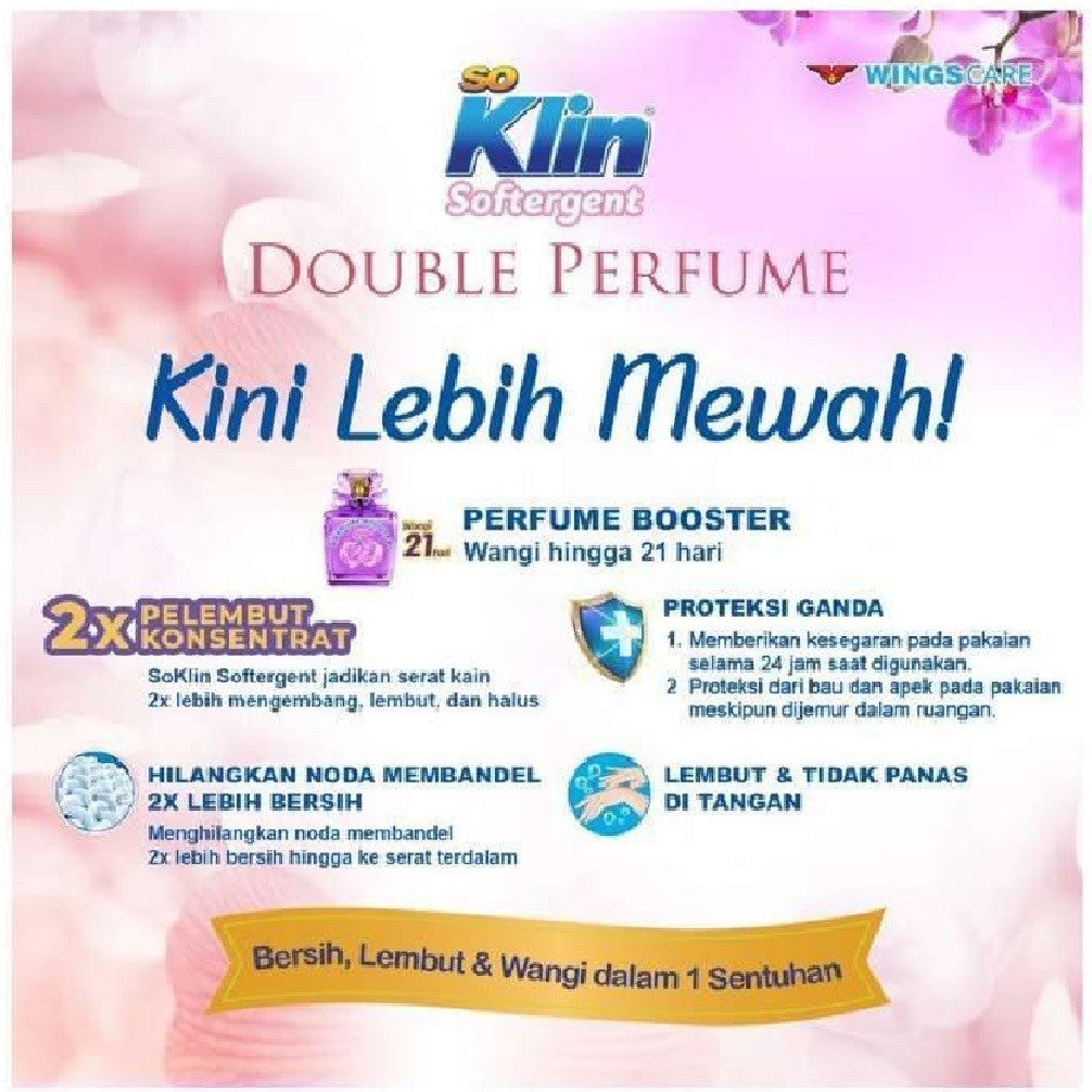 Soklin Powder Softergent 215gr / Deterjen Sabun Bubuk Cuci Baju Murah