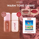 [SPECIAL 11.11] Emina Jelly Stain & Glass Tint - Lip Tint Korea Glossy Ombre Tahan 12 Jam Ringan Longlasting Transferproof SPF 25 Vitamin E Makeup Lip Stain Lembab Lipgloss Lip Matte Lipstick Lip Care Anak Sekolah