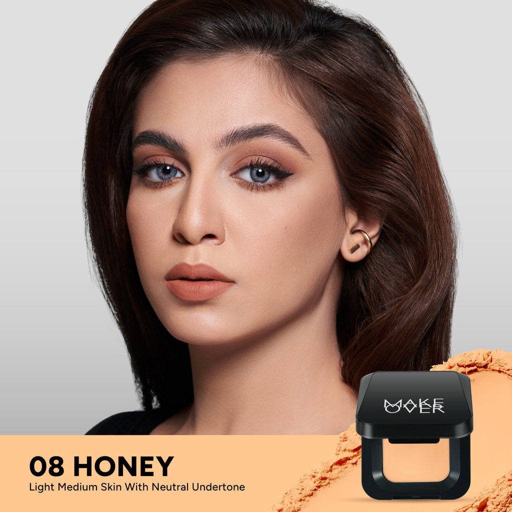 [SPECIAL 11.11] NEW! MAKE OVER Perfect Cover Powder Foundation - TWC Two Way Cake Cover Melt and Blur Powder 16H Blurring Velvet Smooth Finish Bedak Padat Compact High Coverage Ringan Wajah Flawless Make Up Tahan Lama Non-Comedogenic BEST SELLER