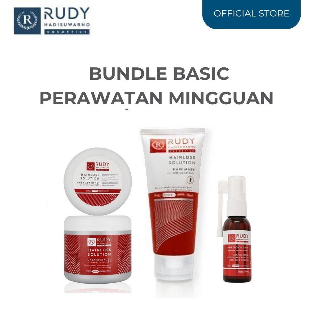 [BUNDLE] Rudy Hadisuwarno Hairloss Solution PAKET BASIC PERAWATAN MINGGUAN