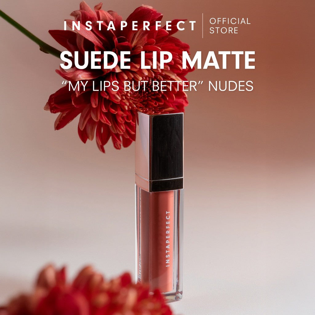 Instaperfect Suede Lip Matte (MLBB Nude Lip Cream, Cover Blurry, Transfer Resistant)-