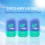[SPECIAL 11.11] NEW! Emina UV Gel Sunscreen SPF 50 PA++++ Series - Sunscreen Wajah, Sunscreen Gel, Melindungi dari Sinar UV, No Whitecast, No Comedogenic, Cepat Menyerap, Lembut, Mencerahkan, Melembapkan, Mengandung Symwhite 377+, Cica, Oat, Cocok Untuk S