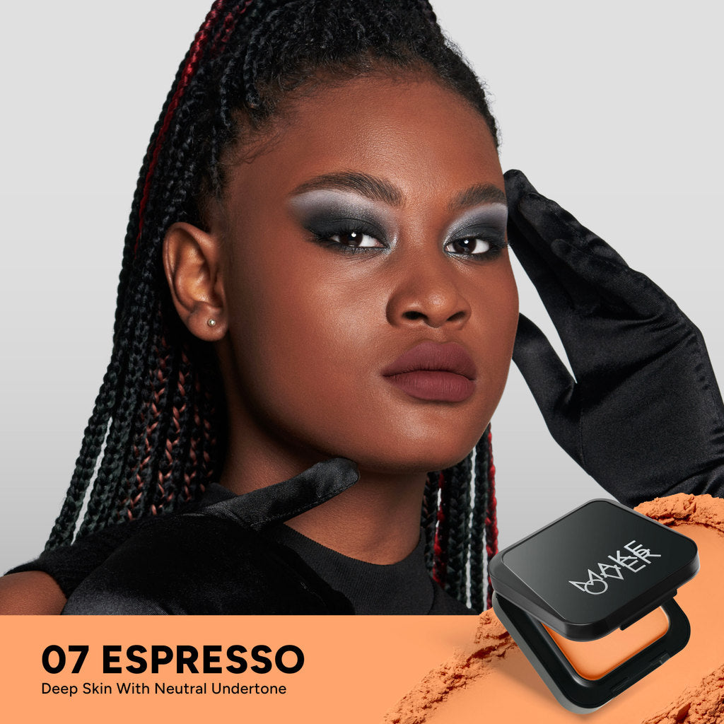 [SPECIAL 11.11] NEW! MAKE OVER Perfect Cover Powder Foundation - TWC Two Way Cake Cover Melt and Blur Powder 16H Blurring Velvet Smooth Finish Bedak Padat Compact High Coverage Ringan Wajah Flawless Make Up Tahan Lama Non-Comedogenic BEST SELLER