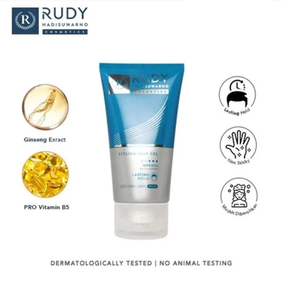 RHC Rudy Hadisuwarno Cosmetics Styling Hair Gel 150ml - Strong Maximum Hold & Normal Lasting Hold | Membuat Tatanan Rambut