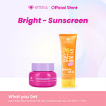 [SPECIAL 11.11] Emina Water Gel Moisturizer 30 g Hydrating - Paket 2in1 Moisturizer, Sunscreen, Face Wash | Mencerahkan & Mengurangi Flek