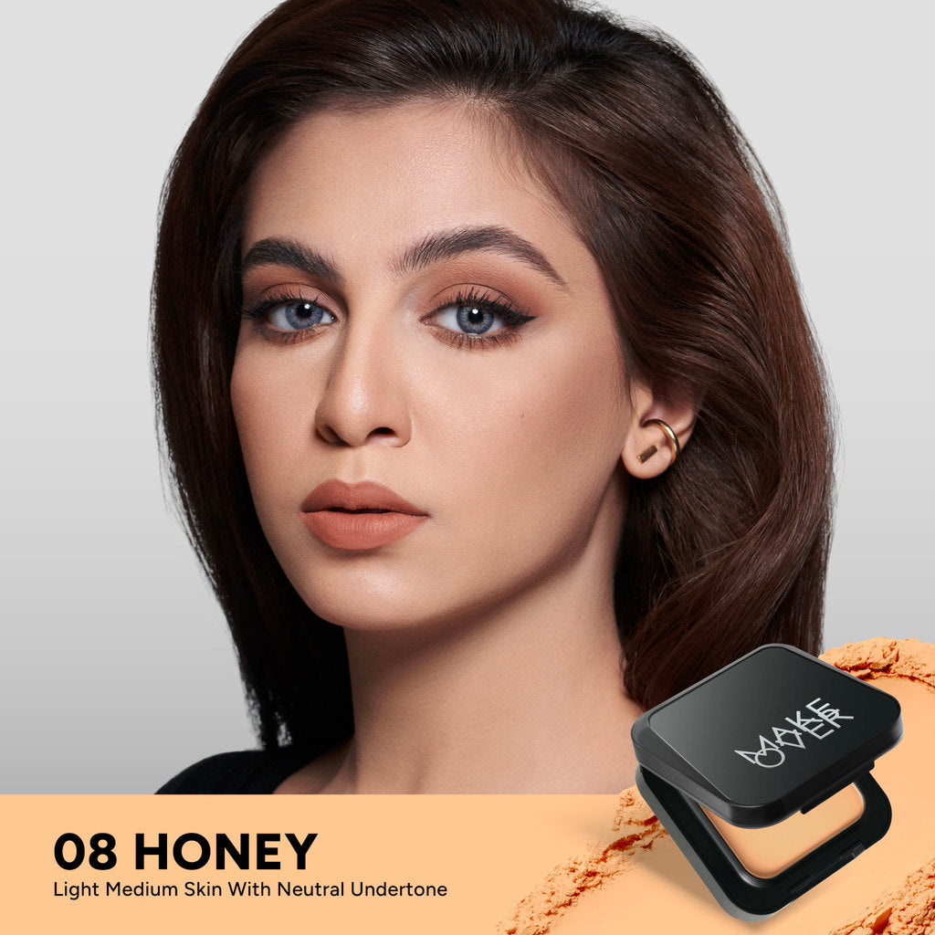 [SPECIAL 11.11] NEW! MAKE OVER Perfect Cover Powder Foundation - TWC Two Way Cake Cover Melt and Blur Powder 16H Blurring Velvet Smooth Finish Bedak Padat Compact High Coverage Ringan Wajah Flawless Make Up Tahan Lama Non-Comedogenic BEST SELLER
