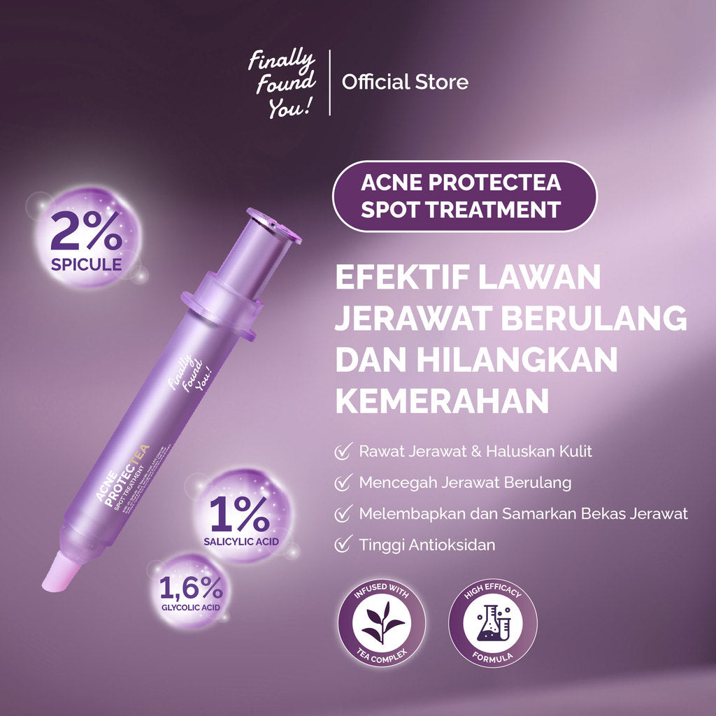 Finally Found You! Acne ProtecTea Spot Treatment 12g | Obat Totol Jerawat Untuk Kulit Sensitif & Berjerawat