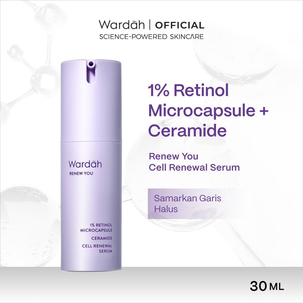 [Wardah Exclusive Member] WARDAH Serum Complete Series For Every Skin Concern - Exosome PDRN, Retinal, Acnederm, C-Defense, Lightening, Crystal Secret, Renew You, Hydra Rose, Symradiance, Perfectyl Perfect Bright, Peeling Serum - Skincare