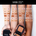 [SPECIAL 11.11] NEW! MAKE OVER Perfect Cover Powder Foundation - TWC Two Way Cake Cover Melt and Blur Powder 16H Blurring Velvet Smooth Finish Bedak Padat Compact High Coverage Ringan Wajah Flawless Make Up Tahan Lama Non-Comedogenic BEST SELLER