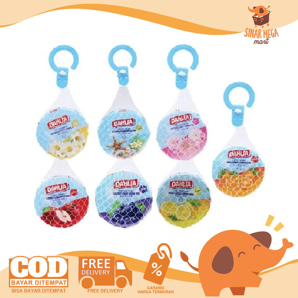Dahlia Pengharum Ruangan Gantung Kamper Refill Bulat Jaring 80gr