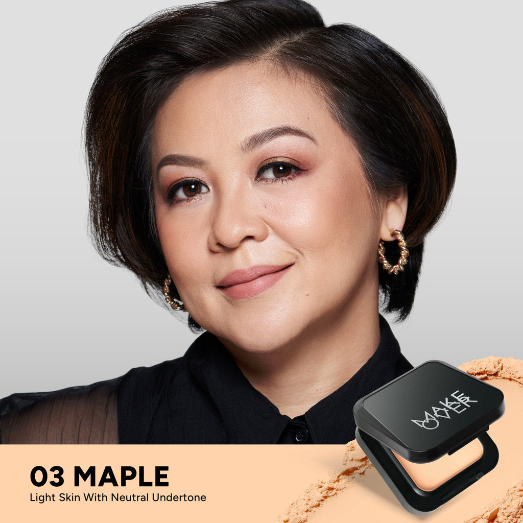 [SPECIAL 11.11] NEW! MAKE OVER Perfect Cover Powder Foundation - TWC Two Way Cake Cover Melt and Blur Powder 16H Blurring Velvet Smooth Finish Bedak Padat Compact High Coverage Ringan Wajah Flawless Make Up Tahan Lama Non-Comedogenic BEST SELLER