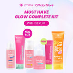 [SPECIAL 11.11] [MUST HAVE] GLOW COMPLETE KIT EMINA BRIGHT STUFF ISI 5 (Micellar Water, Face Wash, Toner, Serum, Moisturizing Cream)