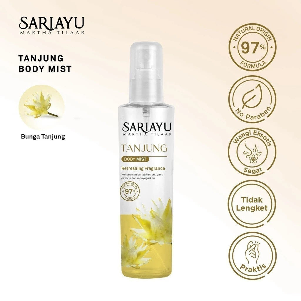 SARI AYU SARIAYU Tanjung Series Body Cologne / Mist / Lotion - Wangi Harum Sepanjang Hari 100ml / 150ml