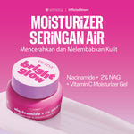 [SPECIAL 11.11] Emina Water Bright Glow Gel Moisturizer 30g | Mencerahkan & Mengurangi Flek Hitam, Kulit Glowing, Meratakan Warna Kulit, Pelembab Seringan Air, Mengandung Niacinamide, Vitamin C