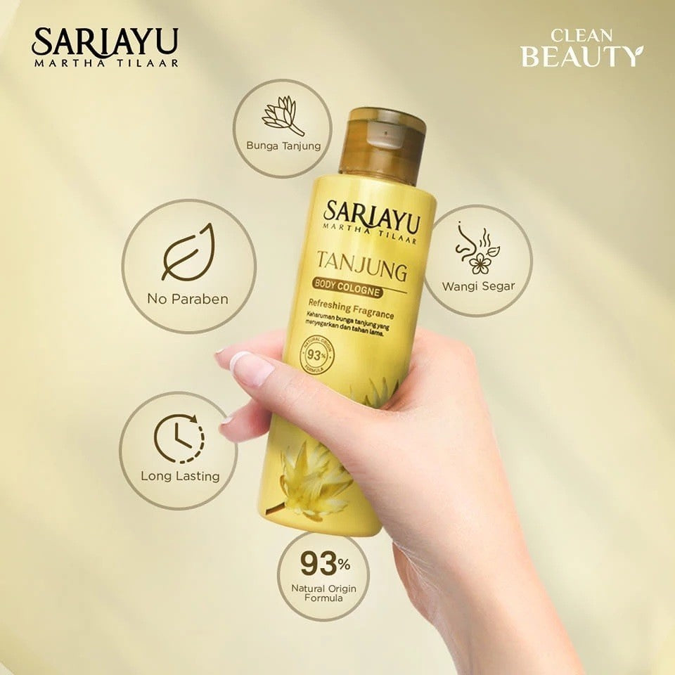 SARI AYU SARIAYU Tanjung Series Body Cologne / Mist / Lotion - Wangi Harum Sepanjang Hari 100ml / 150ml