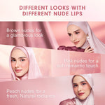 Instaperfect Signature Beauty Set: Bundle Suede Lip Matte + Noir HD Lash Tubing Mascara- Beauty Make Up Set untuk tampilan flawless- Mascara Peel Off - Lip Cream- Lip Matte