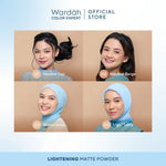 [PAKET BEDAK NATURAL] WARDAH Lightening Fresh BB Tint 15ml + Lightening Matte Powder 20g - Bedak Tabur dengan Smooth Matte Finish SPF 20 PA dan Serum Niacinamide, Flawless, Base Makeup Super Ringan Cushion Foundation TWC Tahan Air Tahan Lama - Makeup
