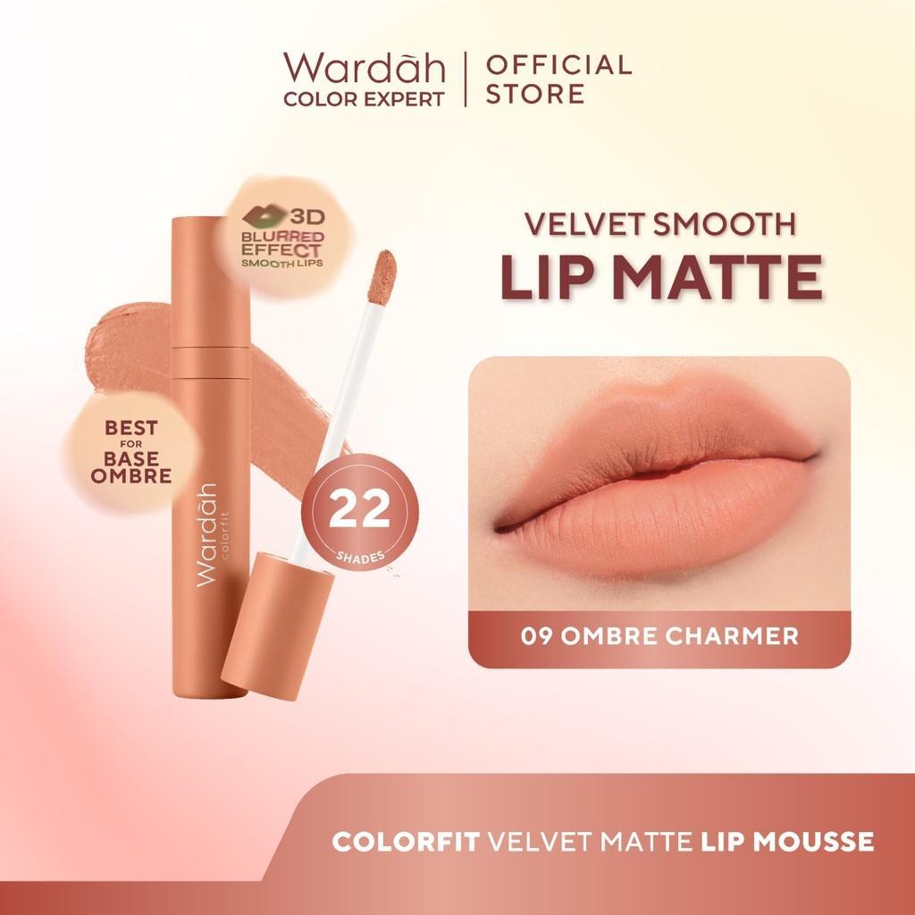 [FLASH SALE] KOREAN BLUR LIPS ANTI CRACK WARDAH Colorfit Velvet Matte Lip Mousse Lip Cream Tahan Lama 24 Jam Tidak Lengket Tekstur Creamy Liptint Lip Stain Lipgloss Lip Tint Lipstik Lipcream Longlasting Waterproof Dry Lips Smooth Library