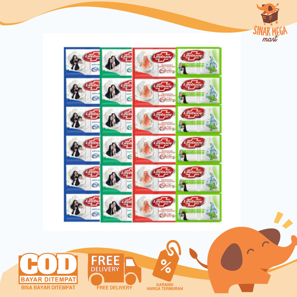 LIFEBUOY Shampoo Sachet RENCENG 12 Pcs | Shampo Lifebuoy 10ml Anti Ketombe, Kuat & Berkilau