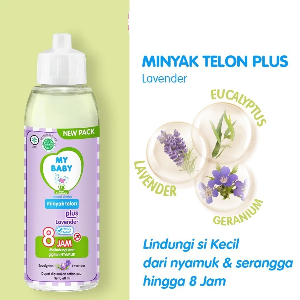My Baby Minyak Telon Plus Aroma Lavender Eucalyptus