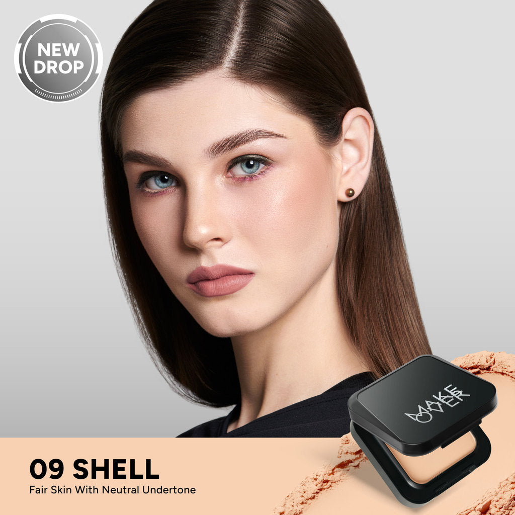 [SPECIAL 11.11] NEW! MAKE OVER Perfect Cover Powder Foundation - TWC Two Way Cake Cover Melt and Blur Powder 16H Blurring Velvet Smooth Finish Bedak Padat Compact High Coverage Ringan Wajah Flawless Make Up Tahan Lama Non-Comedogenic BEST SELLER