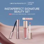 Instaperfect Signature Beauty Set: Bundle Suede Lip Matte + Noir HD Lash Tubing Mascara- Beauty Make Up Set untuk tampilan flawless- Mascara Peel Off - Lip Cream- Lip Matte
