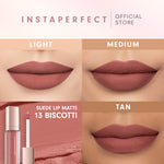 Instaperfect Suede Lip Matte (MLBB Nude Lip Cream, Cover Blurry, Transfer Resistant)-