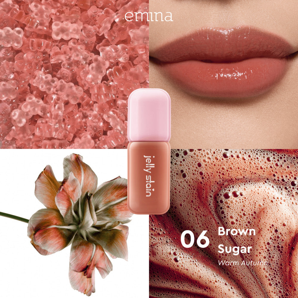 [SPECIAL 11.11] Emina Jelly Stain & Glass Tint - Lip Tint Korea Glossy Ombre Tahan 12 Jam Ringan Longlasting Transferproof SPF 25 Vitamin E Makeup Lip Stain Lembab Lipgloss Lip Matte Lipstick Lip Care Anak Sekolah