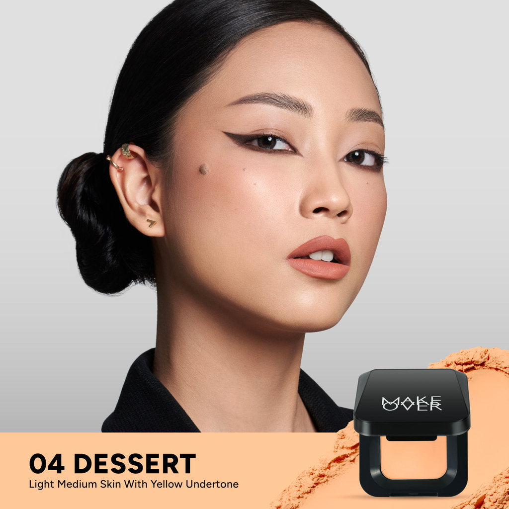 [SPECIAL 11.11] NEW! MAKE OVER Perfect Cover Powder Foundation - TWC Two Way Cake Cover Melt and Blur Powder 16H Blurring Velvet Smooth Finish Bedak Padat Compact High Coverage Ringan Wajah Flawless Make Up Tahan Lama Non-Comedogenic BEST SELLER