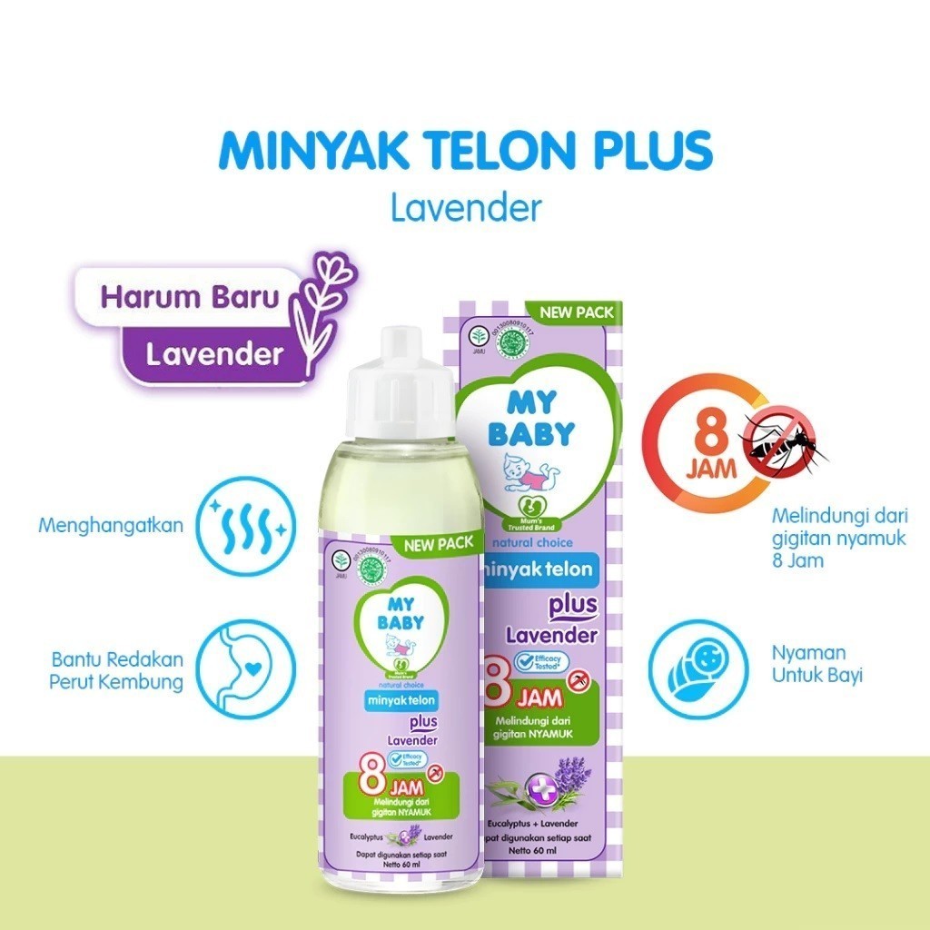 My Baby Minyak Telon Plus Aroma Lavender Eucalyptus