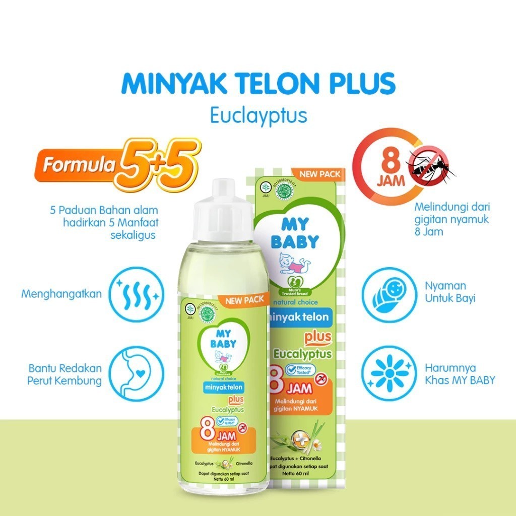 My Baby Minyak Telon Plus Aroma Lavender Eucalyptus