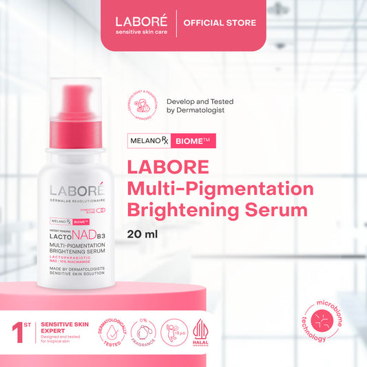 [FAVORIT DR INEZ] NEW! LABORE Multi-Pigmentation Brightening Serum - Serum Brightening Serum Pencerah Wajah Mengatasi Flek Hitam Bekas Jerawat Sun Spot Melasma Mencerahkan Kulit Kusam