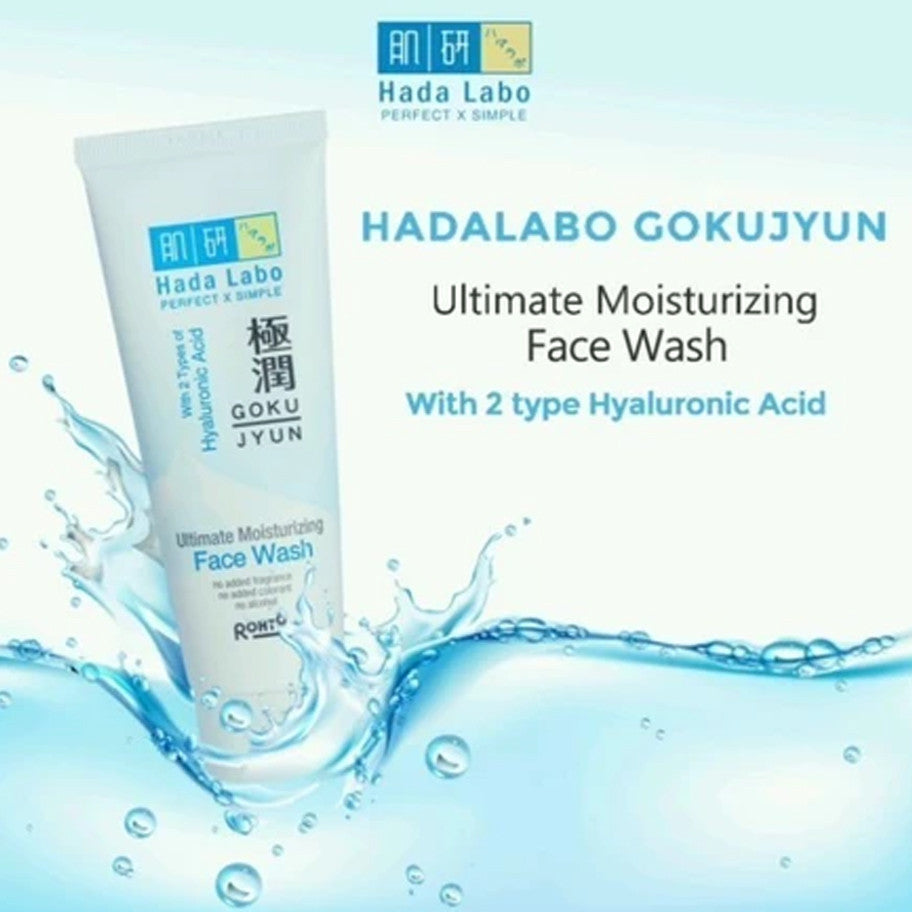HADA LABO HADALABO Ultimate Moist Face Wash Brightening Shirojyun 50g | Gokujyun 50g Sabun Cuci Muka