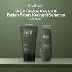 [KAHF BUNDLE 2IN1 PAKET PERAWATAN DAILY USE ESSENTIALS : WAJAH BEBAS KUSAM & BADAN BEBAS KERINGAT SEHARIAN] Paket Personal Care (Face Wash + Deodorant) - Suitable for Daily Use - Purify Set