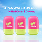 [SPECIAL 11.11] NEW! Emina UV Gel Sunscreen SPF 50 PA++++ Series - Sunscreen Wajah, Sunscreen Gel, Melindungi dari Sinar UV, No Whitecast, No Comedogenic, Cepat Menyerap, Lembut, Mencerahkan, Melembapkan, Mengandung Symwhite 377+, Cica, Oat, Cocok Untuk S
