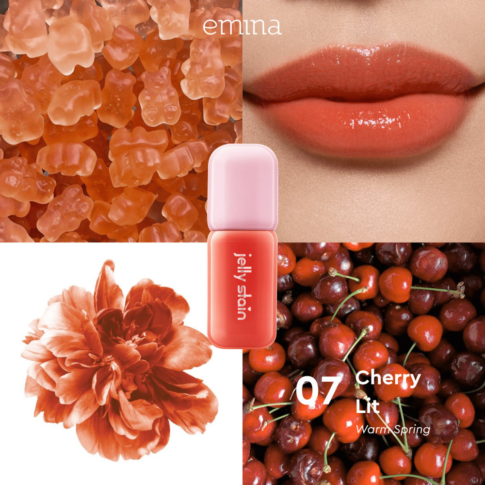 [SPECIAL 11.11] Emina Jelly Stain & Glass Tint - Lip Tint Korea Glossy Ombre Tahan 12 Jam Ringan Longlasting Transferproof SPF 25 Vitamin E Makeup Lip Stain Lembab Lipgloss Lip Matte Lipstick Lip Care Anak Sekolah
