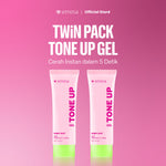 [SPECIAL 11.11] NEW! Emina Tone Up Cream Gel 20 ml - Instan Mencerahkan Kulit, Efek Tone-up Glowing Skin, UV Protection SPF 15, No Whitecast, Tekstur Ringan, Anti luntur, Easy to Blend, Brightening Formula, Mudah Menyerap, Cocok untuk semua jenis kulit