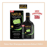 NATUR Shampoo Aloe Vera / Ginseng Extract 80ML | 140ML | 270ML - Perawatan Rambut Anti Rontok dan Ketombe