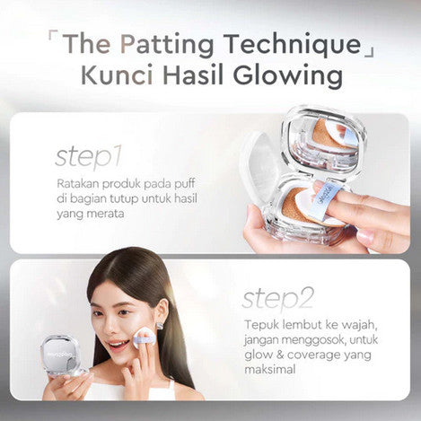 G2G Glad2Glow Perfect Cover GLOW Cushion 11g NEW | Cushion Hasil Glowing Melembabkan