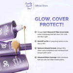 [NEW] Finally Found You! RICE+ Glass AI Skin Tint Fluid Sunscreen with Broad Spectrum SPF 30 PA++++ | 2in1 Skin Tint & Tinted Sunscreen