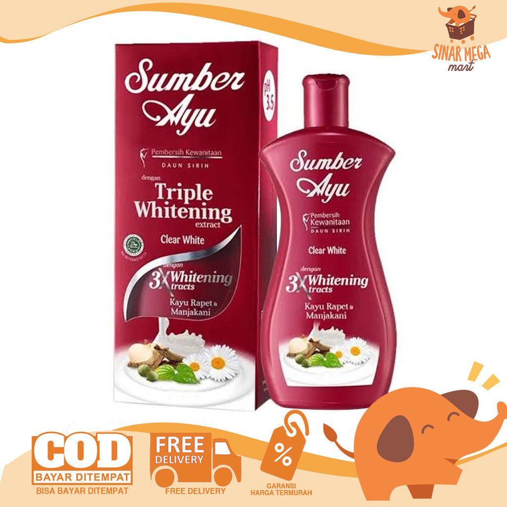 Sumber Ayu 3.5 50ml - Clear White 3X Whitening Extracts | Sabun Pembersih Kewanitaan