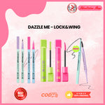 DAZZLE ME Lock&Pop Volumax-ing Longlash-ting Mascara | Duo Eyeliner Series Hyper Stay and Hyper Slim | Eyebrow Pencil Series Pensil Alis Tahan Lama